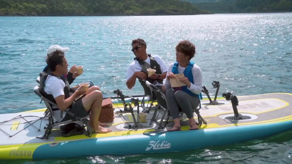HOBIEで楽しむ<br>湖上ピクニック